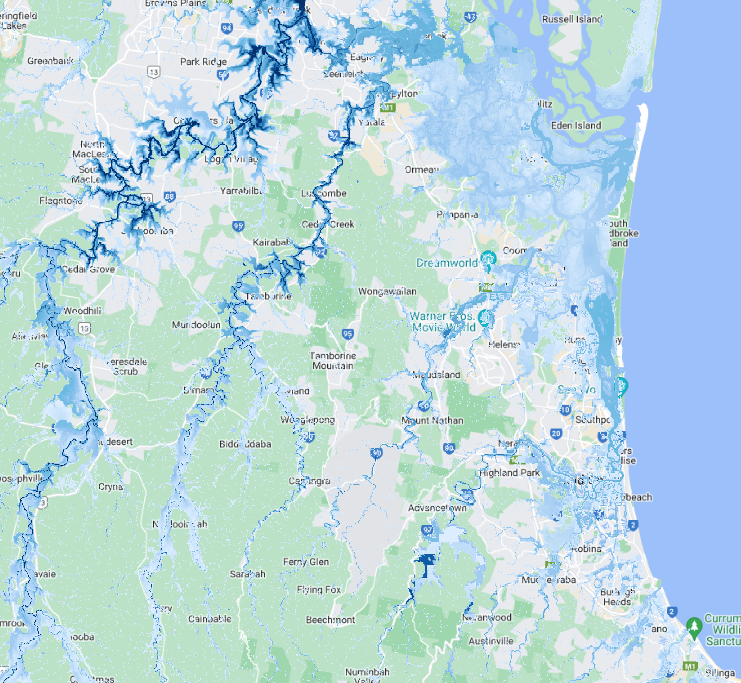 River flooding risk